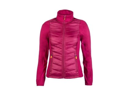 Dětská jezdecká mikina HKM Prag cranberry (176)