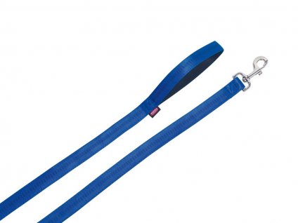 Vodítko NOBBY Soft Grip nylonové modré 2,5x180cm
