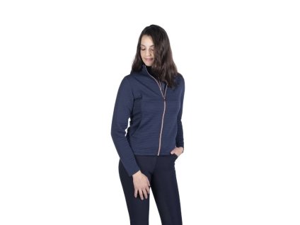 Dámská jezdecká mikina HKM Yvonne deep blue (L)