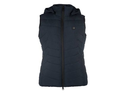Dámská vyhřívaná vesta HKM High Temperature včetně baterie deep blue (XL)