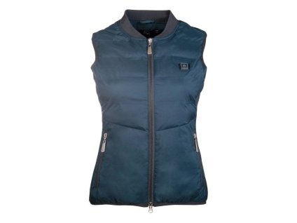 Dámská vyhřívaná vesta HKM Comfort Temperature včetně baterie black (M)