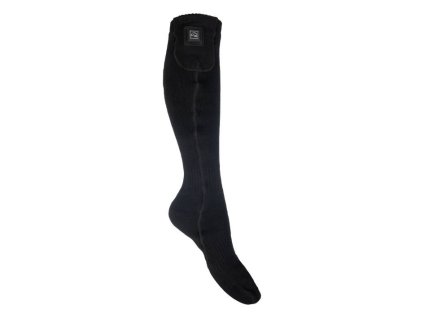 Vyhřívané podkolenky HKM Keep Warm včetně baterie black (43-46)