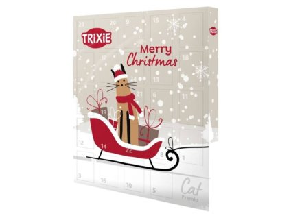 Vánoční adventní kalendář TRIXIE Premio pro kočky s masovými pochoutkami 380g