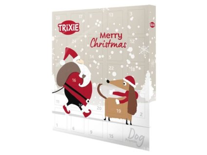 Vánoční adventní kalendář TRIXIE Premio pro psy s masovými pochoutkami 380g (DOPRODEJ)