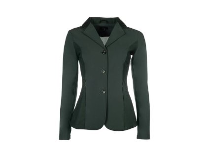 Dámské závodní sako HKM Hunter Slim Fit deep green (40)