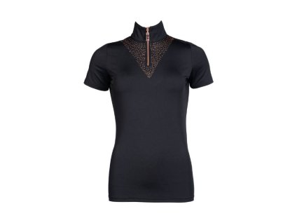 Dámské funkční tričko HKM Rosegold Glamour Style black (XL)
