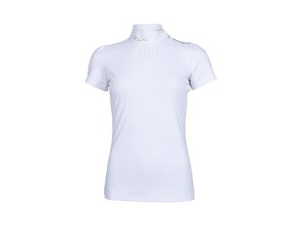 Dámské závodní tričko HKM Darya white (XL)