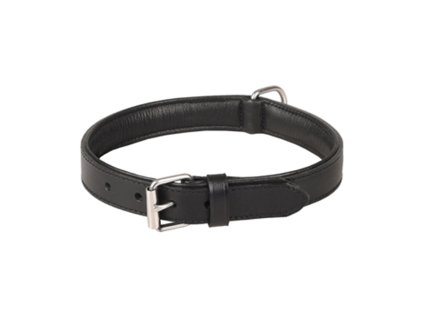 Obojek FLAMINGO Arizona kožený černý 2,8x40-46cm