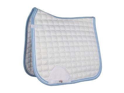 Všestranná podsedlová dečka HKM Airy Mesh white PVS