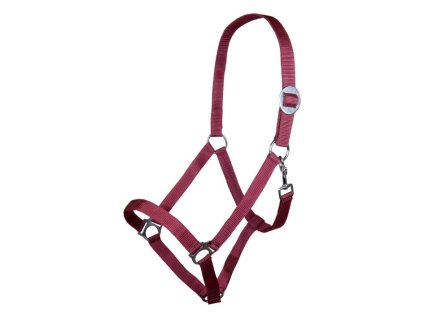 Ohlávka HKM Stars Eco dark red XFULL (DOPRODEJ)