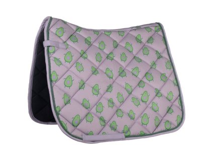 Všestranná podsedlová dečka HKM Naples lilac/green PVS