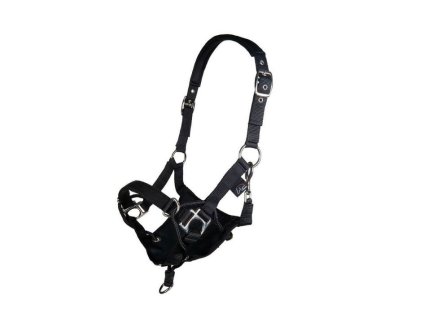 Ohlávka HKM Safe Control black COB