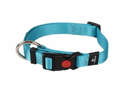 Obojek FLAMINGO Ziggi tyrkysový (M) 40-55x2cm