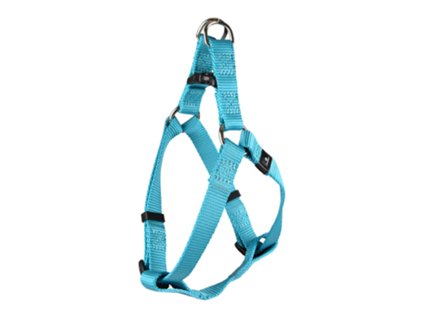 Postroj FLAMINGO Ziggi Step&Go tyrkysový (S) 25-45x1,5cm