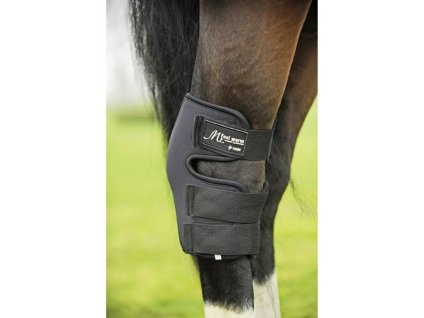 Hlezenní chránič HKM Feel Warm black (L)