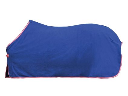 Odpocovací deka HKM Alaska deep blue/red/white/red 95cm