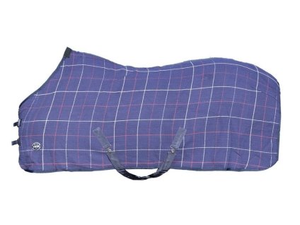 Lehká stájová deka HKM Waffle Look deep blue 135cm