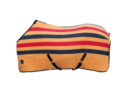 Odpocovací deka HKM Professional Premium black/red/gold 135cm