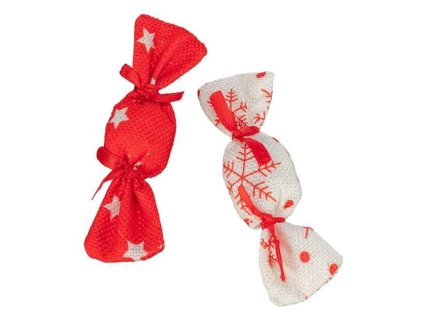 Vánoční hračka pro kočky TRIXIE - Xmas Candy bonbón 11cm (2ks) (DOPRODEJ)