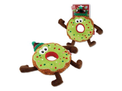 Vánoční hračka GIGWI polyester - donut 21cm (DOPRODEJ)