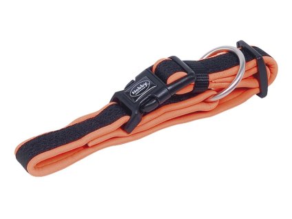 Obojek NOBBY Mesh Preno neoprenový oranžový (XS/S) 25-35cm