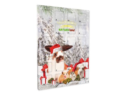 Vánoční adventní kalendář NATURE LAND pro hlodavce 360g