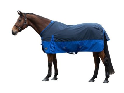 Lehká výběhová deka HKM Chester 600D 0g navy/blue 135cm
