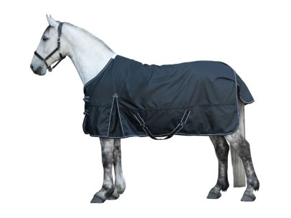 Výběhová deka HKM Premium 1680D 300g black 115cm