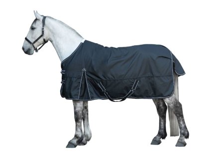 Lehká výběhová deka HKM Premium 1680D 0g black 165cm