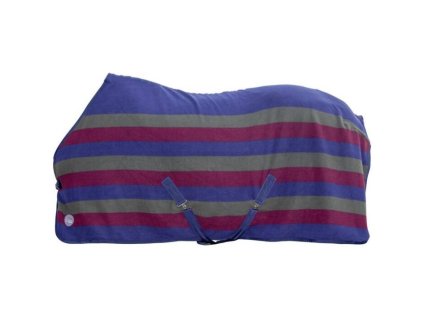 Odpocovací deka HKM Professional dark green/burgundy/navy 125cm