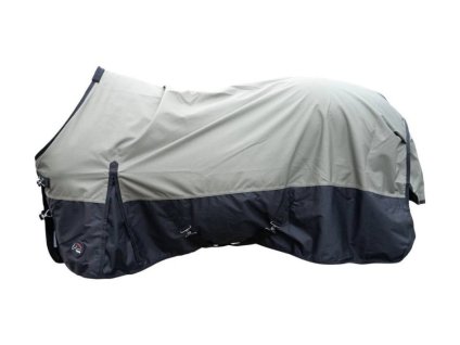Lehká výběhová deka HKM Chester 600D s fleecem olive green/black 165cm