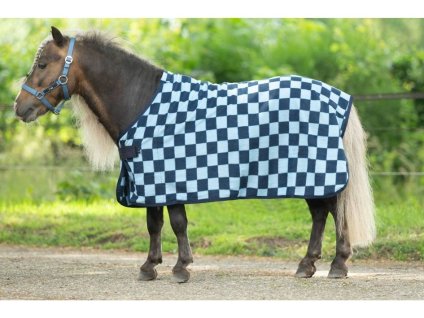 Odpocovací deka HKM Henni navy/blue 85cm