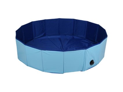 Bazén pro psy FLAMINGO Splatter modrý o120x30cm