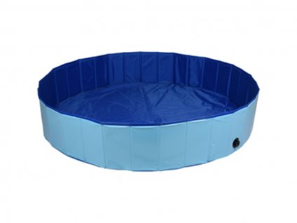 Bazén pro psy FLAMINGO Splatter modrý o160x30cm