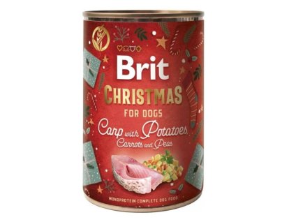 Vánoční konzerva BRIT Mono Protein Czech Christmas Dinner 400g (DOPRODEJ)