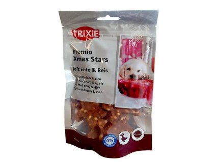 Vánoční pamlsky TRIXIE Premio kachna s rýží 100g (DOPRODEJ)