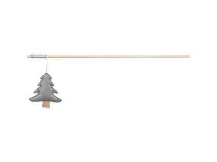 Vánoční hračka pro kočky TRIXIE - škádlítko vánoční stromek 48cm