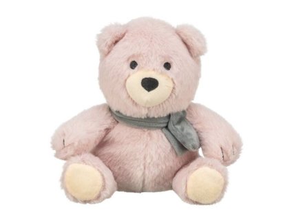Vánoční hračka TRIXIE plyš - růžový méďa 19cm (DOPRODEJ)