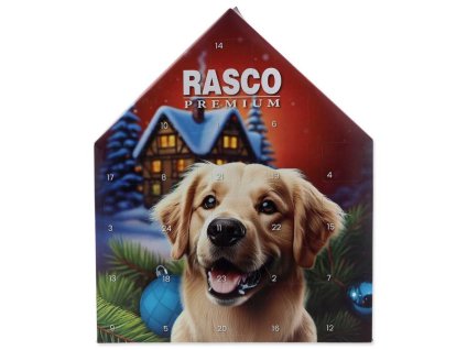 Vánoční adventní kalendář RASCO pro psy 120g