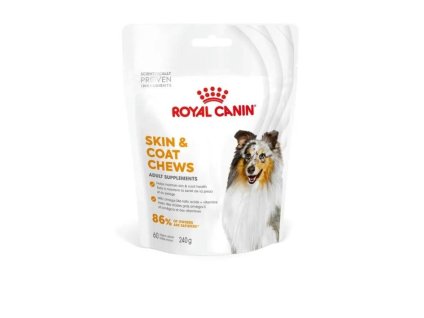 ROYAL CANIN Adult Skin & Coat Chews 240g (DOPRODEJ)