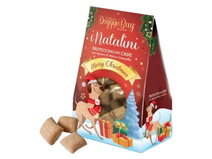 Vánoční dezert DOGGYEBAG Natalini s jablkem a skořicí 180g (DOPRODEJ)