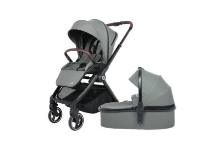 Kočárek pro děti TOPMARK Diaz set 2v1 sportovní + korbička green