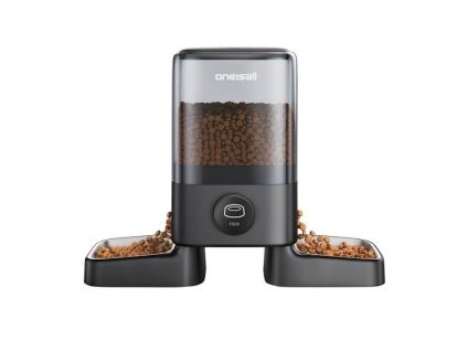 Smart dávkovač krmiva ONEISALL PF09 černý (2 misky) 5l