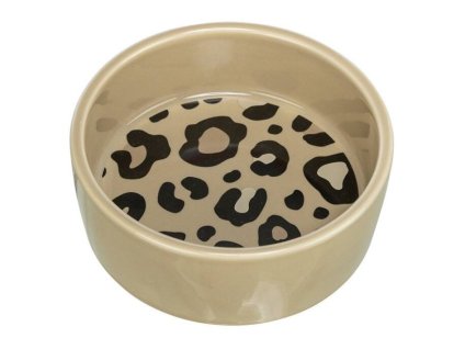 Keramická miska TRIXIE Leo leopardí vzor 12cm (300ml) (MIX BAREV)