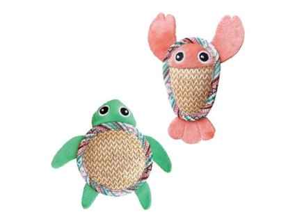 Hračka pro kočky KONG Tropics Pals želva a rak (2ks)