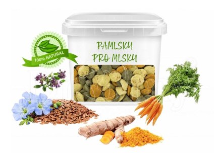 DROMY Pamlsky pro koně a psy 1000g (DOPRODEJ)