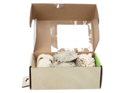 Hračka pro hlodavce FLAMINGO - Flopsy plněná krabička hračkami (20ks)