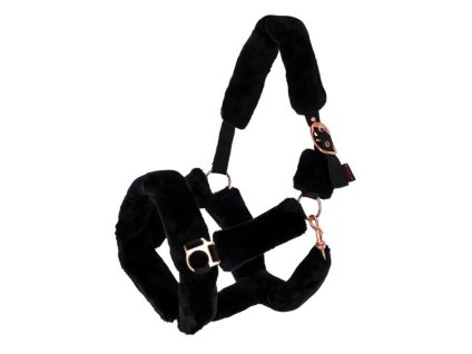 Ohlávka COVALLIERO SuperSoft černá FULL