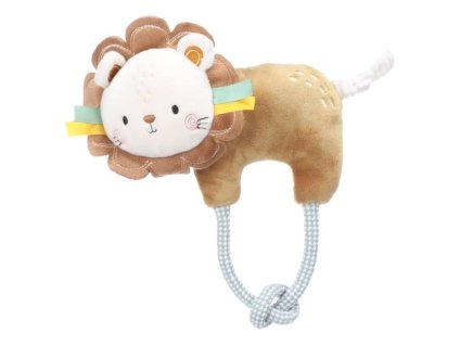 Hračka FLAMINGO plyš - Puppy Kobe lev s provazem hnědý 26x8x26cm