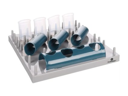 Hračka pro kočky FLAMINGO - Fumbo šedá 9,5x29,5x9,5cm